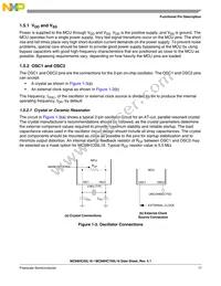 MC705L16CFUE Datasheet Page 17