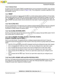 MC705L16CFUE Datasheet Page 19