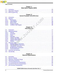 MC705P6ACDWER Datasheet Page 10