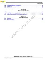 MC705P6ACDWER Datasheet Page 11