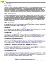 MC705P6ACDWER Datasheet Page 16