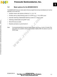 MC705X32VFUE Datasheet Page 23