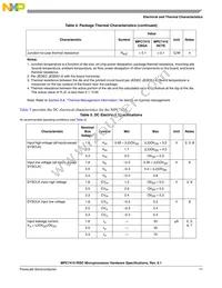 MC7410TVU400LE Datasheet Page 11