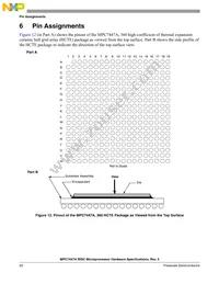 MC7447AVU1333LB Datasheet Page 22