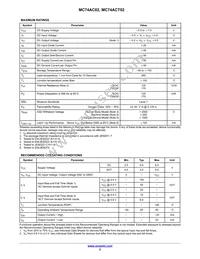 MC74ACT02NG Datasheet Page 2