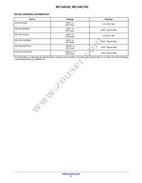 MC74ACT02NG Datasheet Page 5