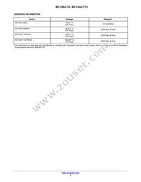 MC74ACT10NG Datasheet Page 5