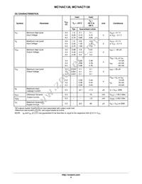 MC74ACT138DTR2 Datasheet Page 4