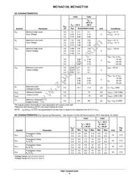 MC74ACT139MELG Datasheet Page 4