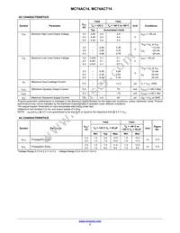 MC74ACT14MELG Datasheet Page 3