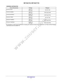 MC74ACT153D Datasheet Page 6