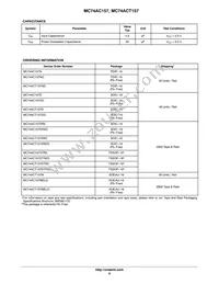 MC74ACT157NG Datasheet Page 6