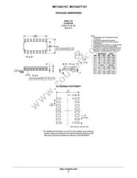 MC74ACT157NG Datasheet Page 8