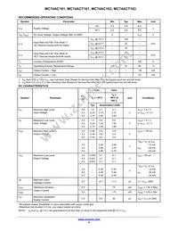 MC74ACT163DG Datasheet Page 4