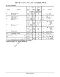 MC74ACT163DG Datasheet Page 8