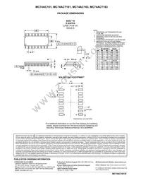 MC74ACT163DG Datasheet Page 12
