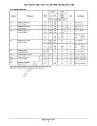 MC74ACT163NG Datasheet Page 8