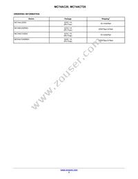 MC74ACT20NG Datasheet Page 5