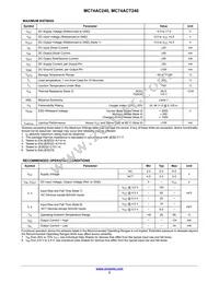 MC74ACT240NG Datasheet Page 2
