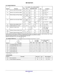 MC74ACT241MELG Datasheet Page 3