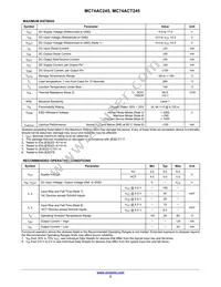 MC74ACT245MG Datasheet Page 2