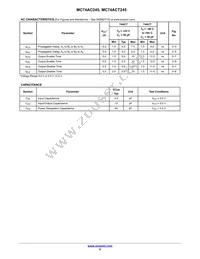 MC74ACT245MG Datasheet Page 5