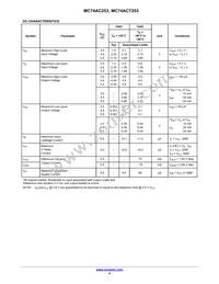 MC74ACT253D Datasheet Page 4