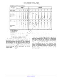 MC74ACT259DR2G Datasheet Page 2