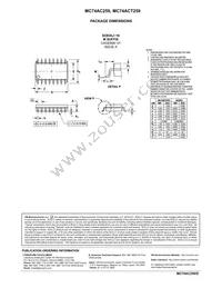 MC74ACT259NG Datasheet Page 11