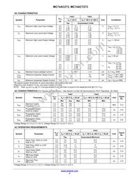 MC74ACT273MG Datasheet Page 4