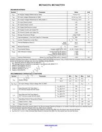 MC74ACT374MELG Datasheet Page 3