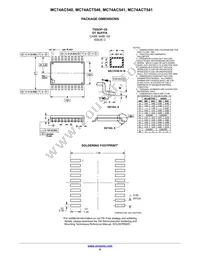 MC74ACT540MELG Datasheet Page 9