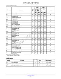 MC74ACT652NG Datasheet Page 8