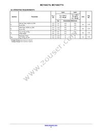 MC74ACT74NG Datasheet Page 5