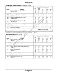MC74HC112ADTR2G Datasheet Page 4
