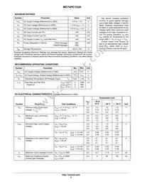 MC74HC153ADTG Datasheet Page 2