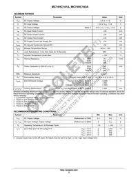 MC74HC161ADR2 Datasheet Page 3