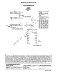 MC74HC163ADTR2G Datasheet Page 15
