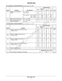 MC74HC164ADTR2 Datasheet Page 4