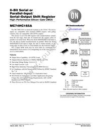 MC74HC165AFG Datasheet Cover