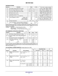 MC74HC165AFG Datasheet Page 3