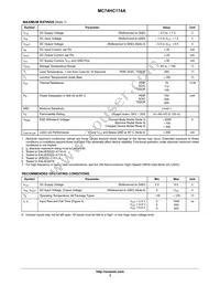 MC74HC174ADTR2 Datasheet Page 3