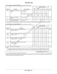 MC74HC175ADTR2 Datasheet Page 3