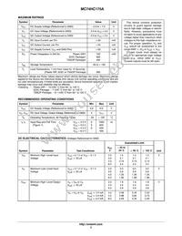 MC74HC175AFELG Datasheet Page 3