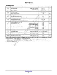 MC74HC1G00DFT1 Datasheet Page 2