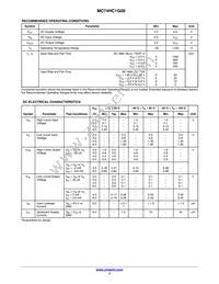MC74HC1G00DFT1 Datasheet Page 3