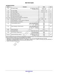 MC74HC1GU04DBVT1G Datasheet Page 2