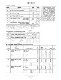 MC74HC365ADTG Datasheet Page 3