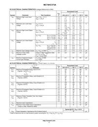MC74HC373AFG Datasheet Page 3