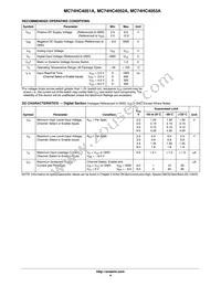 MC74HC4051AFELG Datasheet Page 4